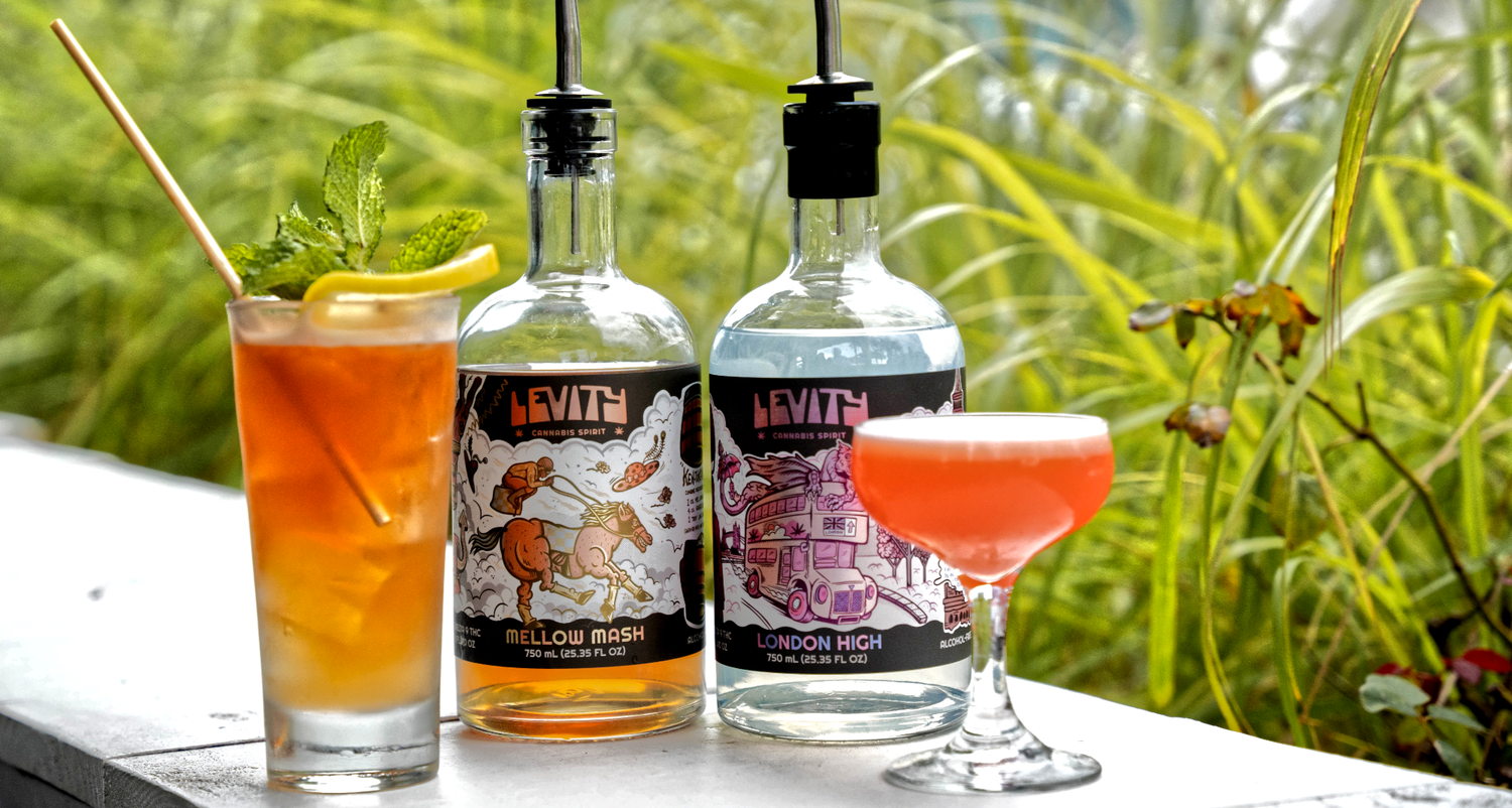 Cannabis infused THC Drinks & Cocktails | Levity Cannabis Spirit