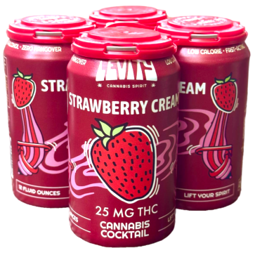 4-Pack Strawberry Cream 25mg